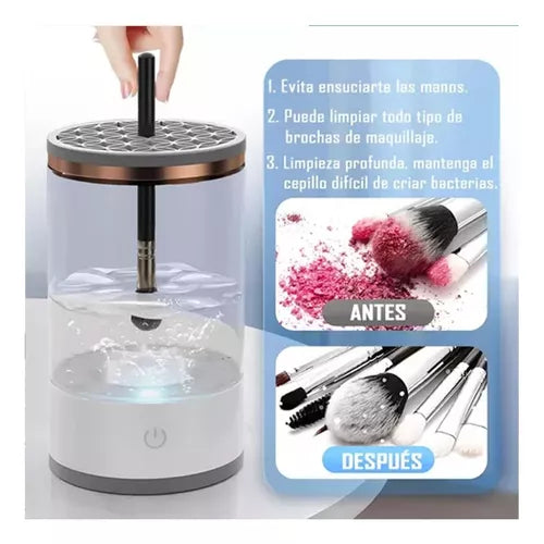 Lavadora Automática para Brochas de Maquillaje